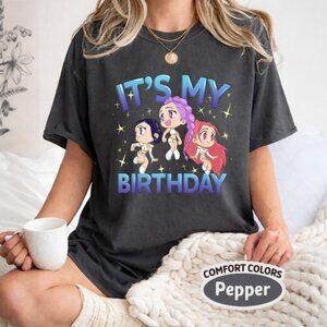 Comfort Colors Kpop Demon Hunters Huntrix Heroic Poses T-Shirt